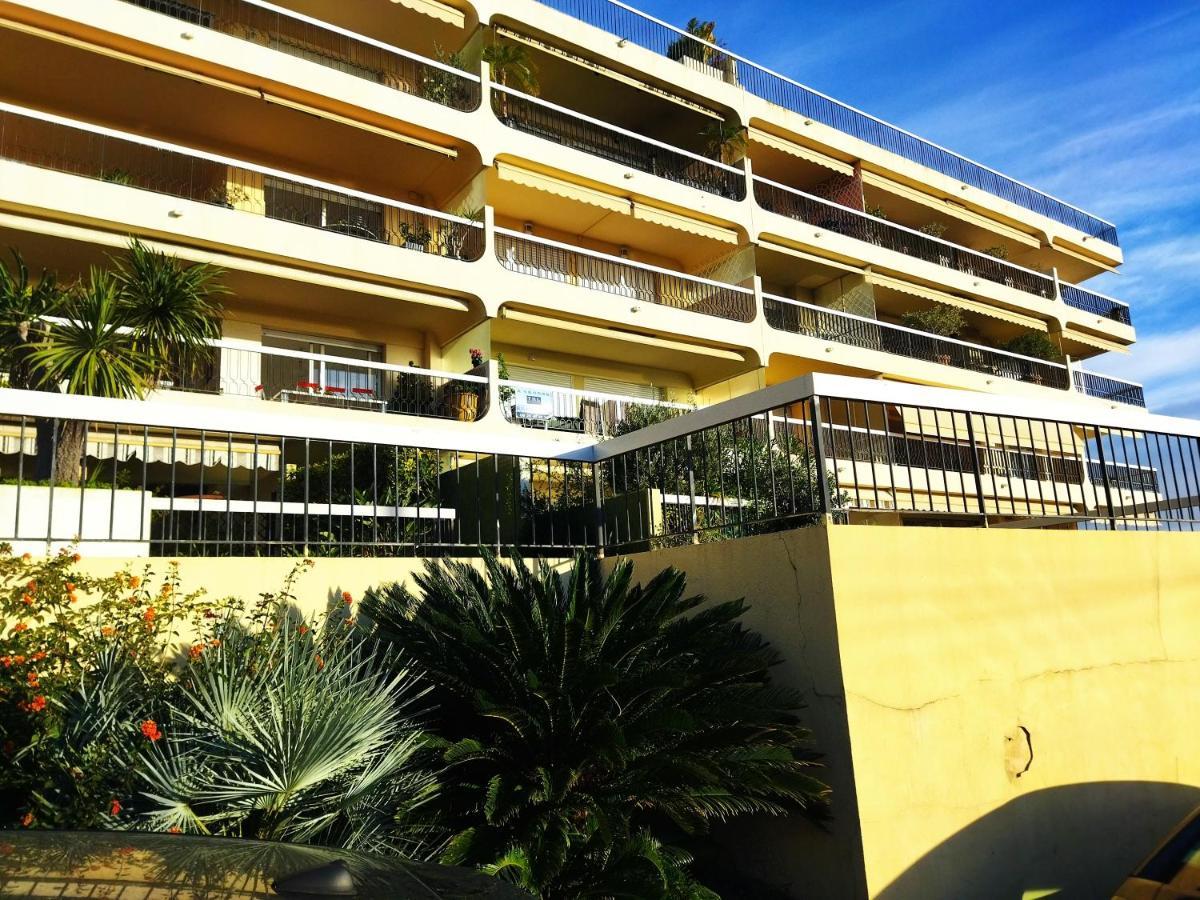 3 Pieces Vue Mer Et Piscine Quartier Parc Imperial Ницца Экстерьер фото